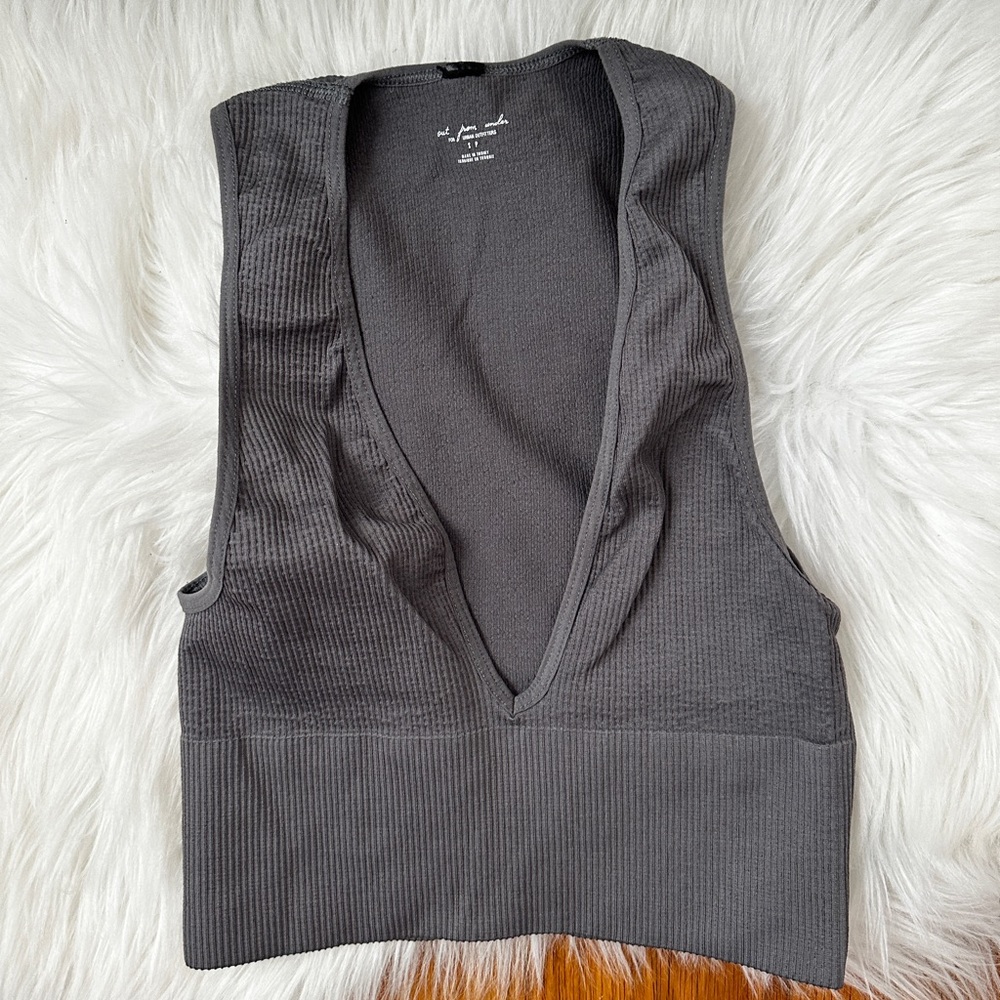 Out From Under Hailey Seamless Plunge Bra Top